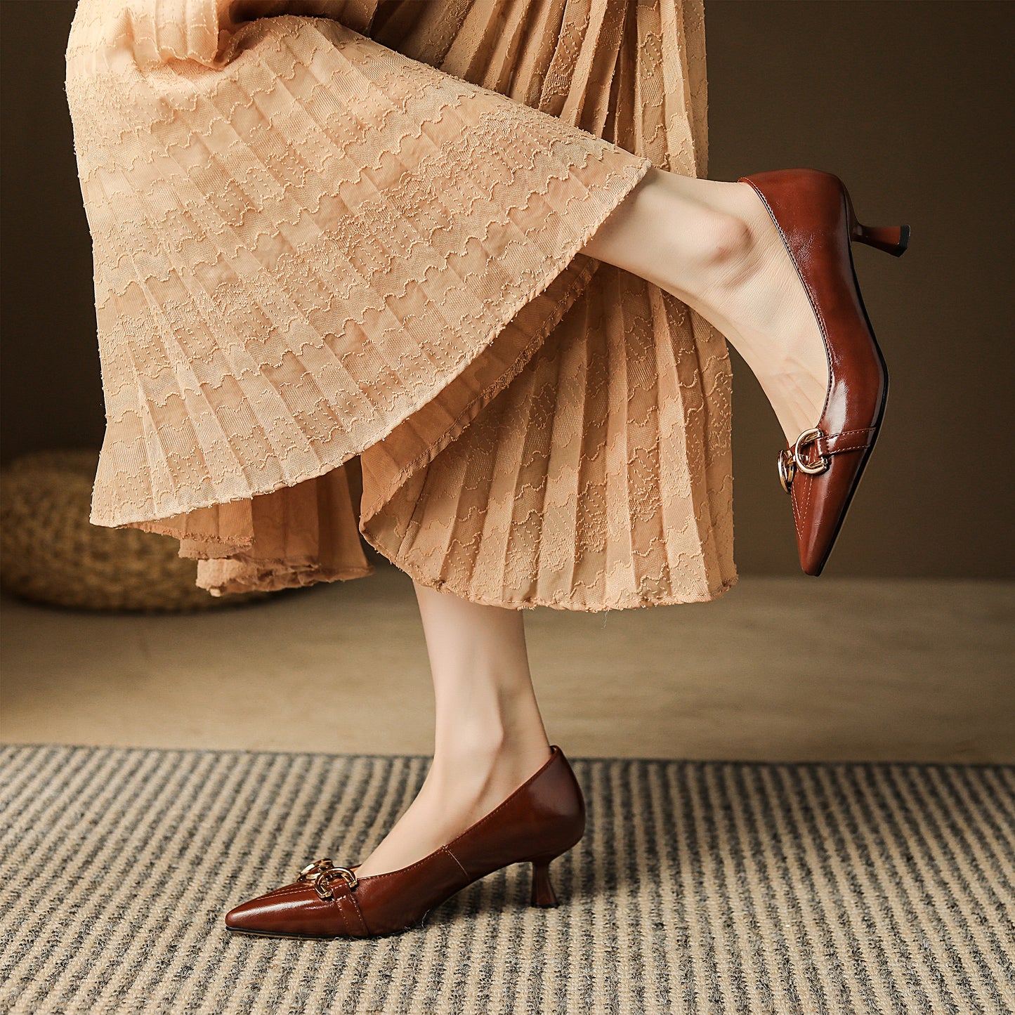 HG102-Elina Leather Works-Women's Genuine Leather Shoes